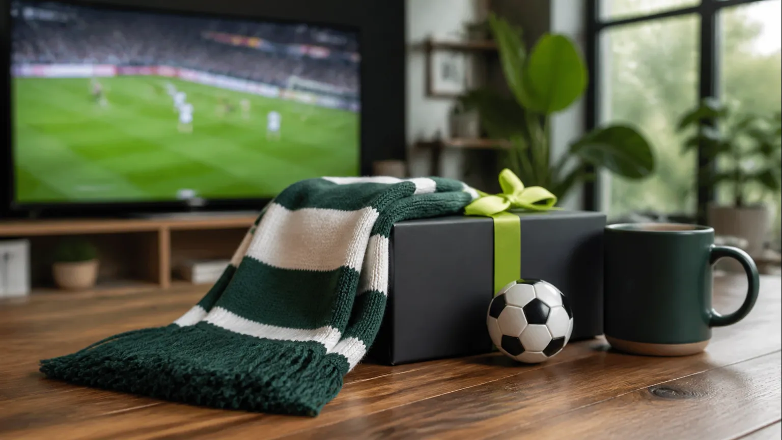 Imagem editorial sobre Presentes para fãs de futebol de baixo orçamento