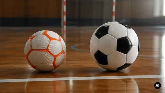 Imagem editorial sobre Bolas de futsal para pavilhão