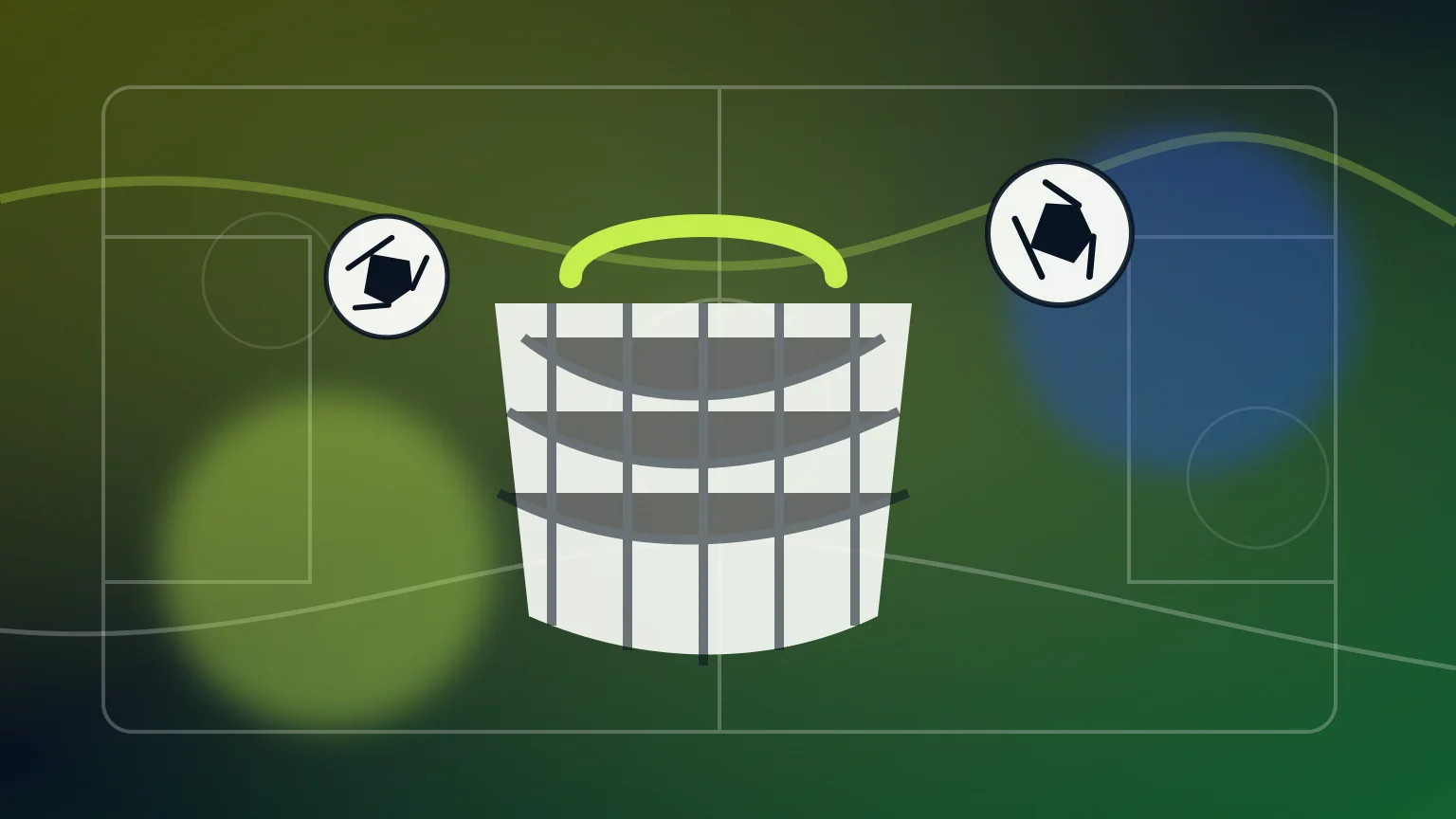 Imagem editorial sobre Como organizar bolas e material de treino