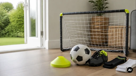 Imagem editorial sobre Presentes de futebol infantil: confirmar o pedido